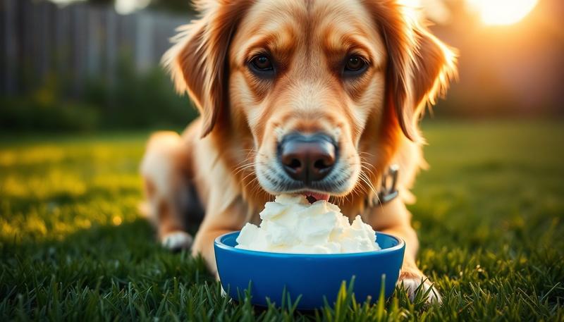 Biały ser dla psa