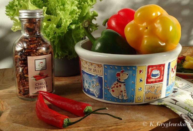 Karmienie psa papryką