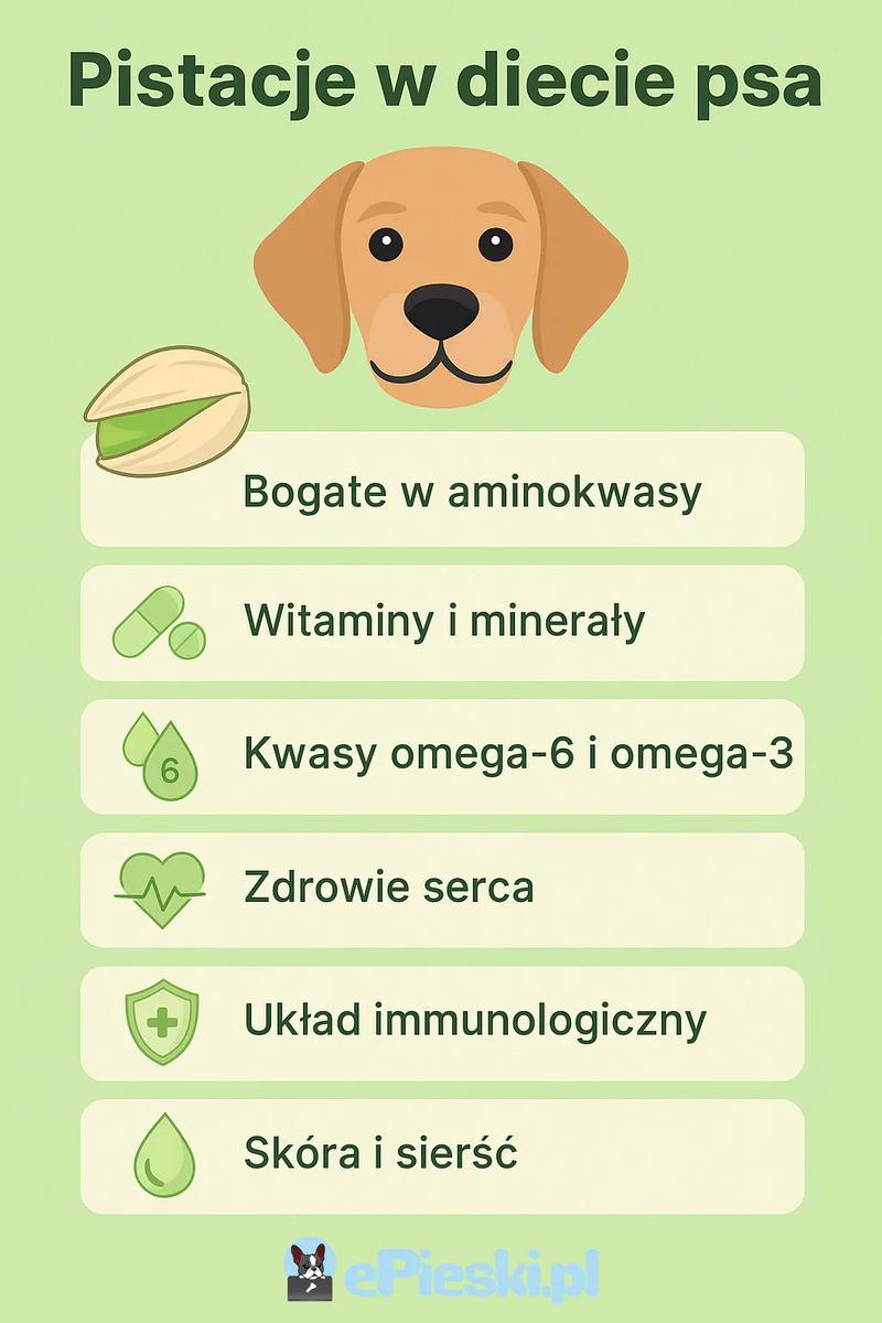 Korzyści zdrowotne pistacji dla psów