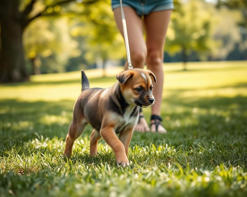 Socjalizacja szczeniaka na spacerach