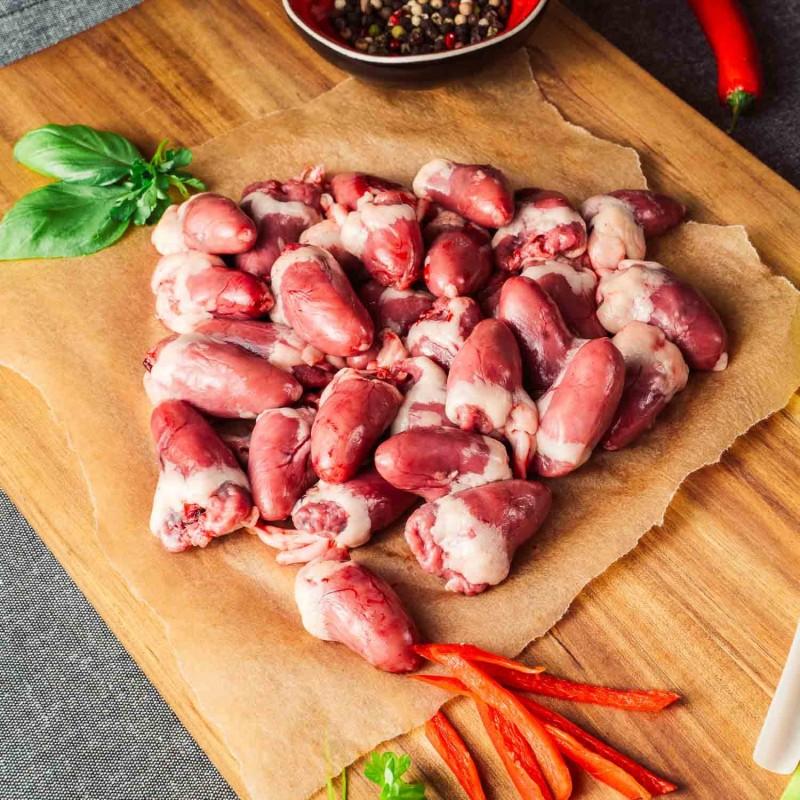 Przygotowanie serc drobiowych dla psa